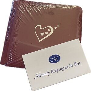 Creative Memories Red 7x7 Album with Heart Design